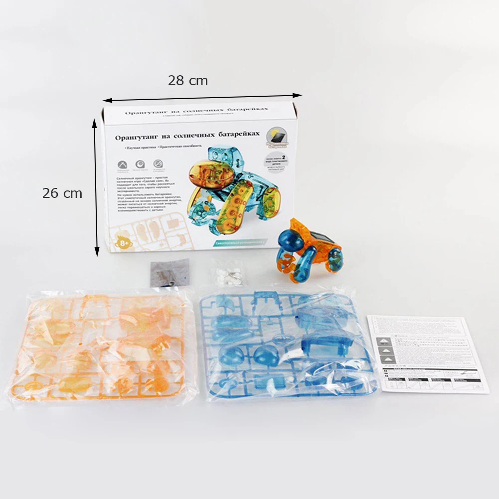 Children DIY Solar Gorilla Assembly Intelligent Robot Kid Early Educational Toy Scientific Experiment Toys Puzzle Assembly Kit
Children DIY Solar Gorilla Assembly Intelligent Robot Kid Early Educational Toy Scientific Experiment Toys Puzzle Assembly Kit