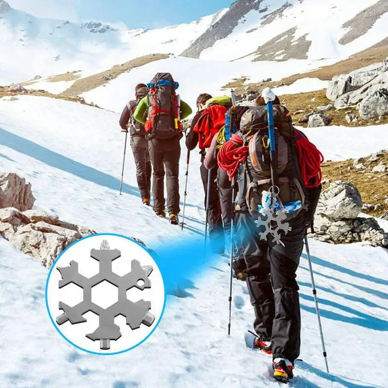 18 In 1 Snowflake Multi Pocket Tool Keychain Spanner Hex Wrench Multifunction Screwdriver Multipurpose Camp Survive Outdoor Hike
18 In 1 Snowflake Multi Pocket Tool Keychain Spanner Hex Wrench Multifunction Screwdriver Multipurpose Camp Survive Outdoor Hike
