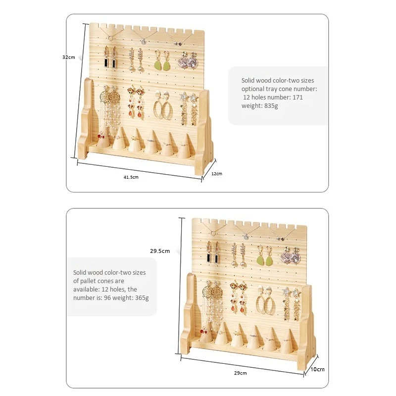 Wooden Earrings Display Storage Props, Jewelry Display Shelves, Ring Jewelry Special Hanging Plate, Jewelry Rack
Wooden Earrings Display Storage Props, Jewelry Display Shelves, Ring Jewelry Special Hanging Plate, Jewelry Rack