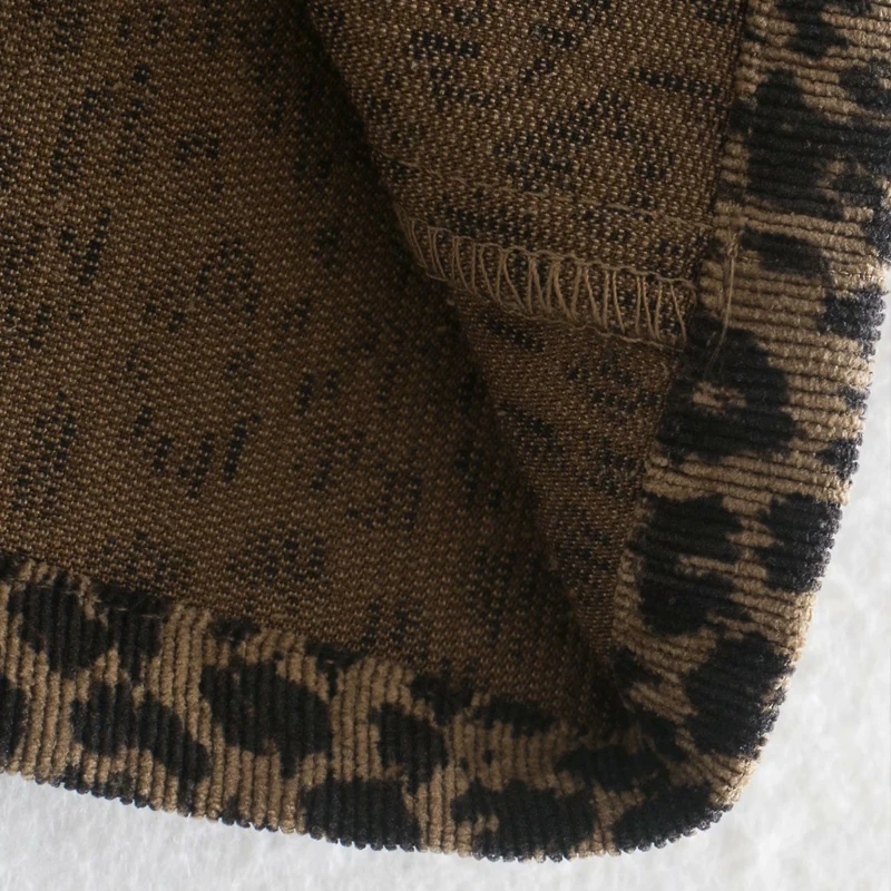 Women Summer Leopard Vintage Dress 2020 Pleated Long Sleeve Print Female Elegant Corduroy Street Mini Dresses Vestidos 
Women Summer Leopard Vintage Dress 2020 Pleated Long Sleeve Print Female Elegant Corduroy Street Mini Dresses Vestidos