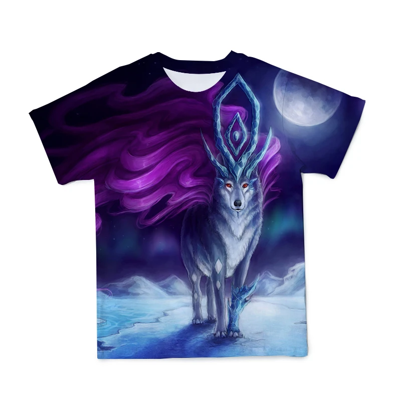 Summer Men's Casual Sports Wolf Head T-shirt 3D Printing Breathable Loose Shirt 2021 European Fashion Large Size Short Sleeve
Summer Men's Casual Sports Wolf Head T-shirt 3D Printing Breathable Loose Shirt 2021 European Fashion Large Size Short Sleeve