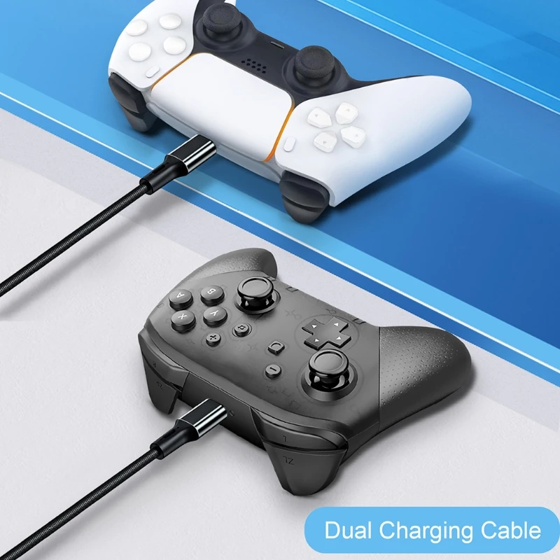 Charging Cable for PS5 Controller, 3.9ft Charger Cord, Fast Charging USB Type-C Charger Cord Compatible with PS5 Dual Sense
Charging Cable for PS5 Controller, 3.9ft Charger Cord, Fast Charging USB Type-C Charger Cord Compatible with PS5 Dual Sense