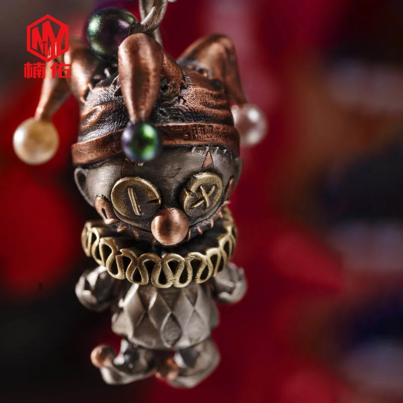 EDC Silver Necklace 925 Clown Doll Retro Popular Pendant Knife Beads | Спорт и развлечения