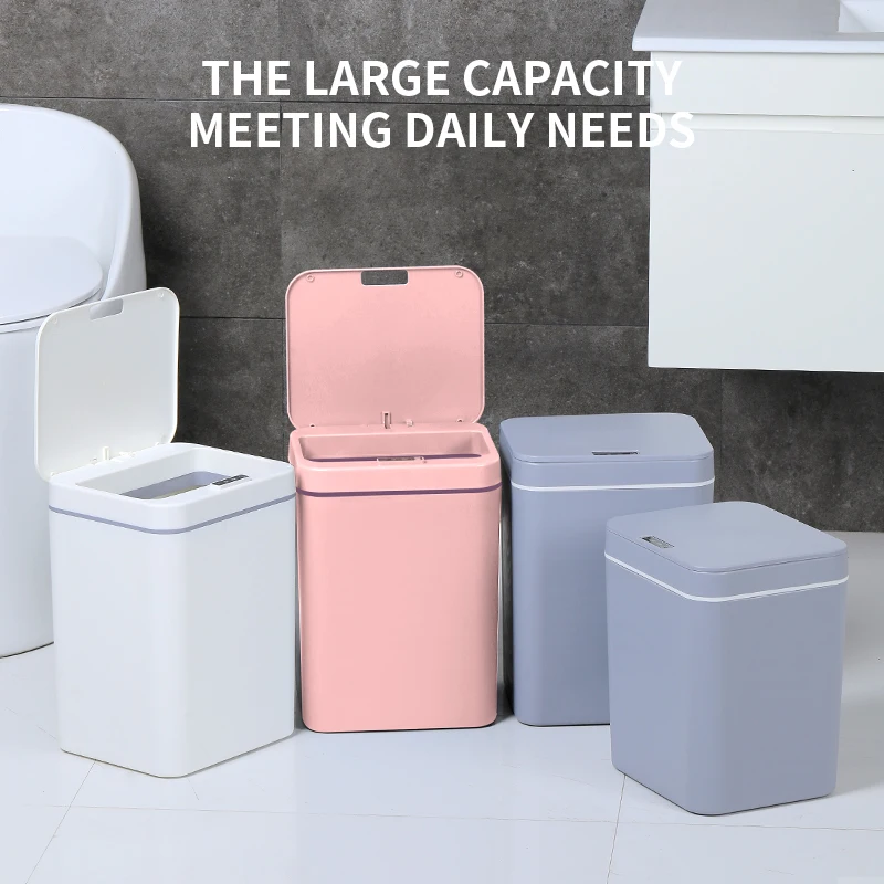 14/16LIntelligent automatic sensing Trash can bathroom kitchen The bedroom Large capacity plastic storage bucket
14/16LIntelligent automatic sensing Trash can bathroom kitchen The bedroom Large capacity plastic storage bucket