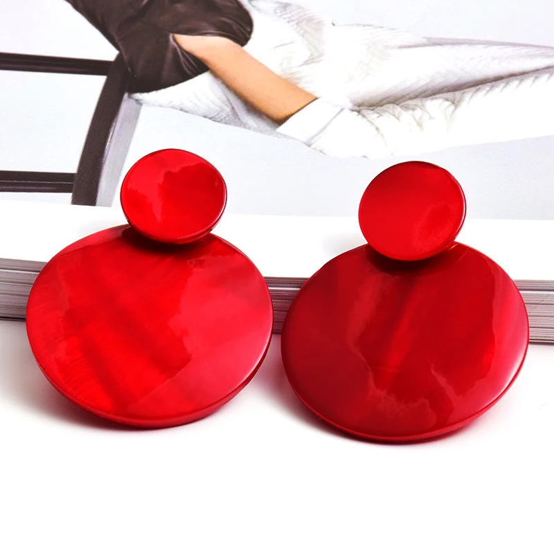 New Arrival ZA High-quality Multicolored Shell Round Earring Wholesale Fashion Trend Drop Earrings Jewelry Accessories For Women
New Arrival ZA High-quality Multicolored Shell Round Earring Wholesale Fashion Trend Drop Earrings Jewelry Accessories For Women