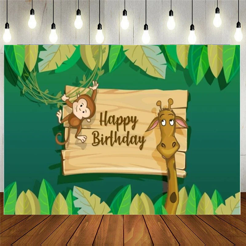 Детский фон для фотосъемки с изображением животных из мультфильмов на день рождения
Детский фон для фотосъемки с изображением животных из мультфильмов на день рождения
