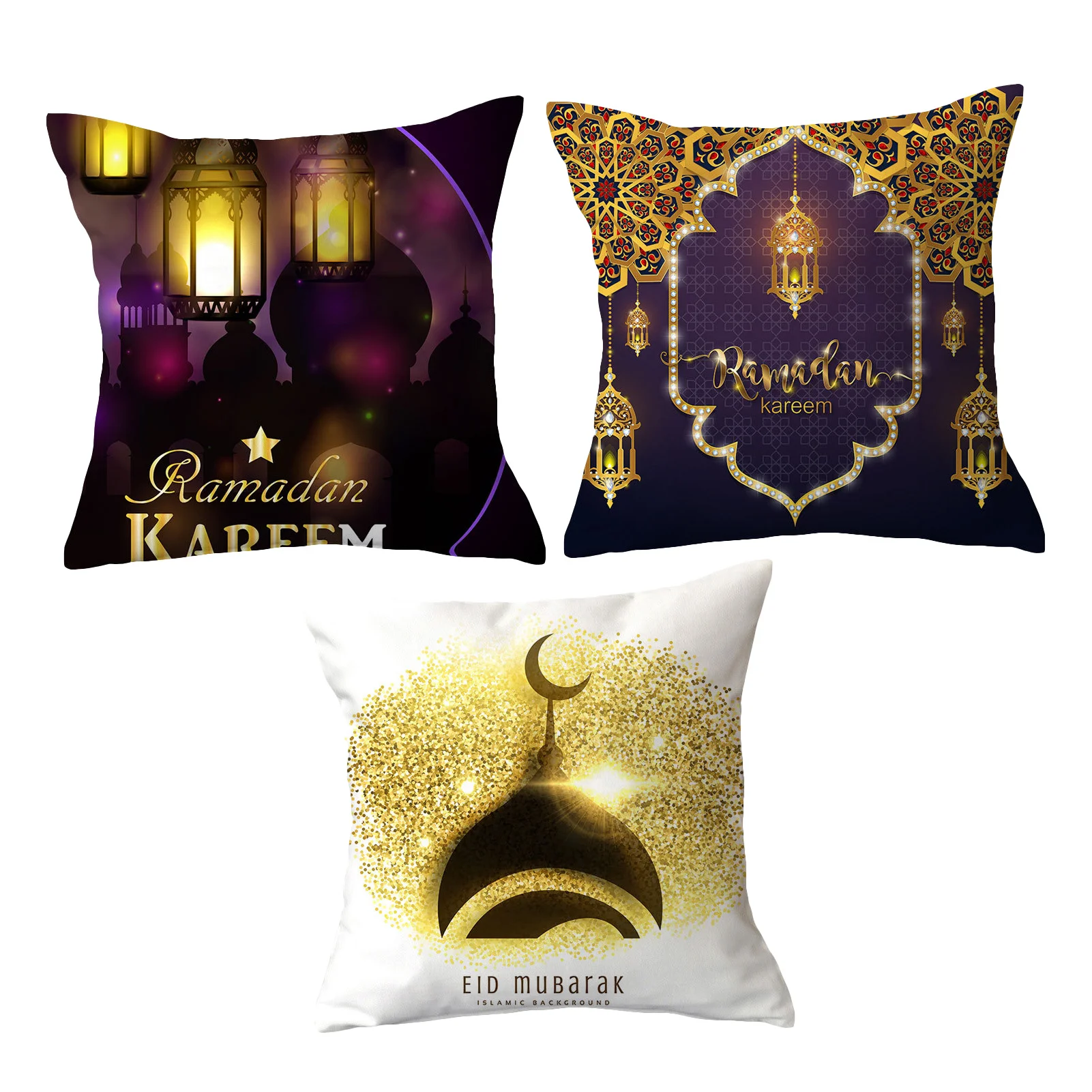 Golden Ramadan Pattern Decorative Cushions Pillowcase Polyester Cushion Cover Throw Pillow Decoration Pillowcover
Golden Ramadan Pattern Decorative Cushions Pillowcase Polyester Cushion Cover Throw Pillow Decoration Pillowcover