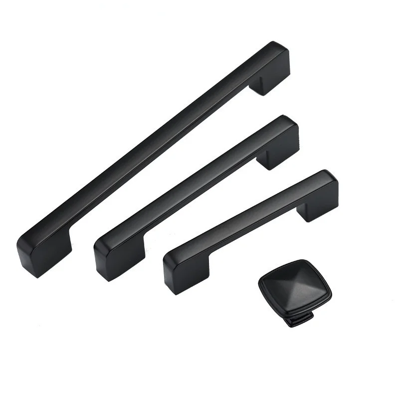 Black Aluminum Alloy Kitchen Cabinet Handles Desk Dresser Drawer Pulls Cupboard Wardrobe Door Knobs Furniture Handle Hardware
Black Aluminum Alloy Kitchen Cabinet Handles Desk Dresser Drawer Pulls Cupboard Wardrobe Door Knobs Furniture Handle Hardware
