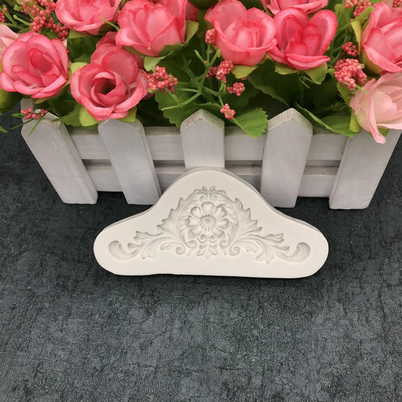 1 шт. 3D барокко Корона "сделай сам" Сахарный Fondant (сахарная) силиконовая для