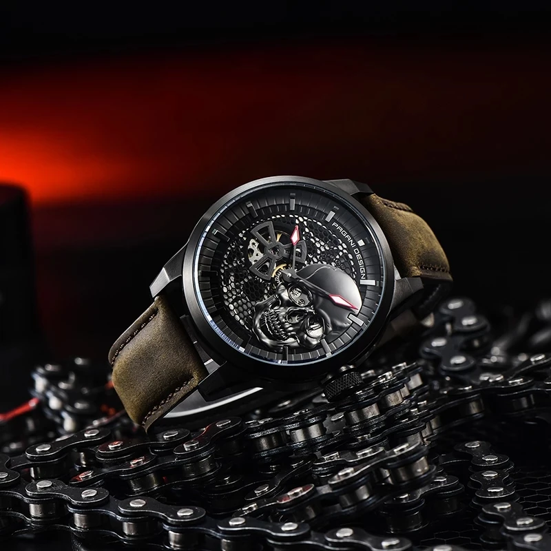 2021 New PAGANI DESIGN Men's Sports Watch For Men Mechanical Skeleton Tourbillon Brand Luxury Waterproof Clock Man Wrist Watch
2021 New PAGANI DESIGN Men's Sports Watch For Men Mechanical Skeleton Tourbillon Brand Luxury Waterproof Clock Man Wrist Watch