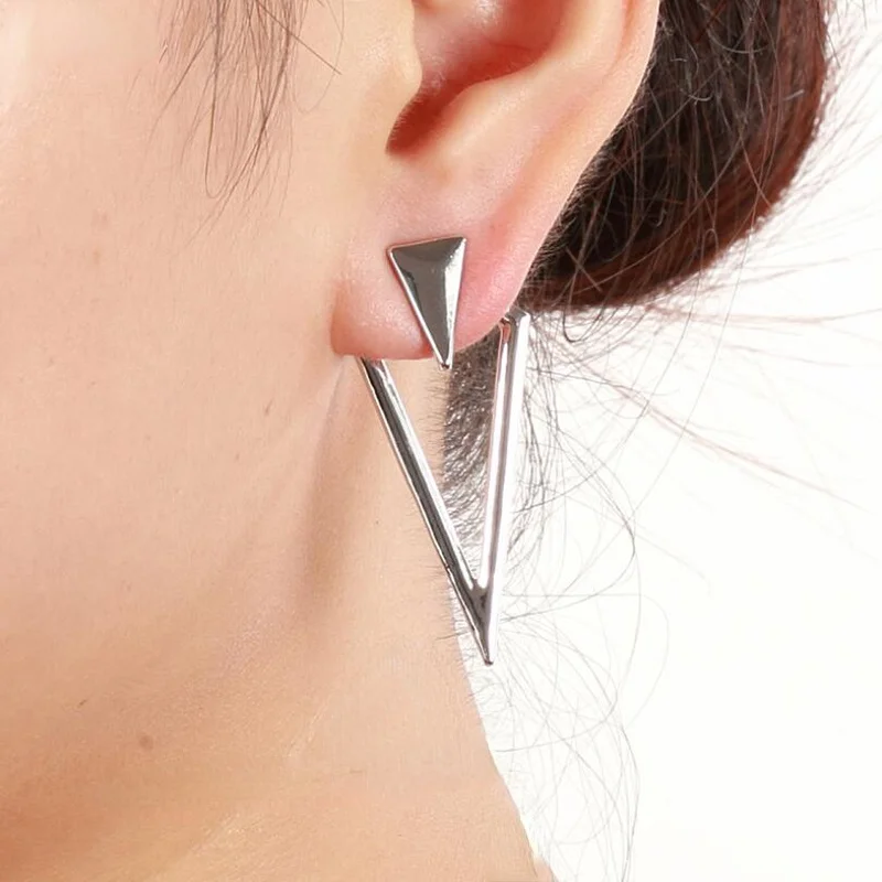Women's Simple Design Geometric Triangle Jewelry Earrings New Fashion Wild Creative Pop Triangle Ladies Earrings 2021
Women's Simple Design Geometric Triangle Jewelry Earrings New Fashion Wild Creative Pop Triangle Ladies Earrings 2021