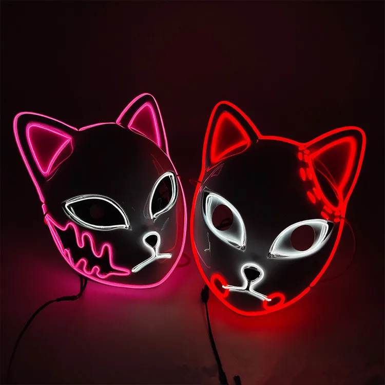 EL luminous mask animation modeling COS dance party interactive dress up Halloween props cold light fox full face luminous mask 
EL luminous mask animation modeling COS dance party interactive dress up Halloween props cold light fox full face luminous mask