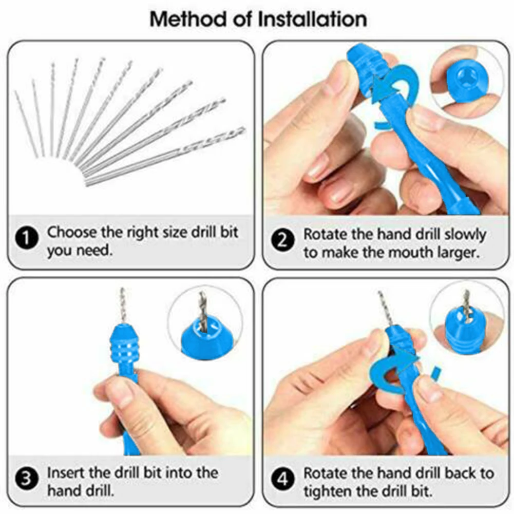 31Pcs/Set 0.3mm-3.0mm Hand Drill Bit Circuit Board Carbide Mini Micro HSS Drill Bits Tool Kit Chuck Pin Vise
31Pcs/Set 0.3mm-3.0mm Hand Drill Bit Circuit Board Carbide Mini Micro HSS Drill Bits Tool Kit Chuck Pin Vise