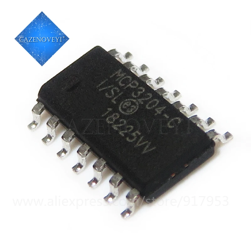 1pcs/lot MCP3204-CI/SL MCP3204-C MCP3204 SOP-14 New original In Stock 
1pcs/lot MCP3204-CI/SL MCP3204-C MCP3204 SOP-14 New original In Stock