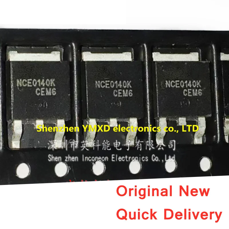 

10Pcs/Lot New NCE0140K Patch TO-252 MOSFET Field Effect Tube N Channel 100V 40A