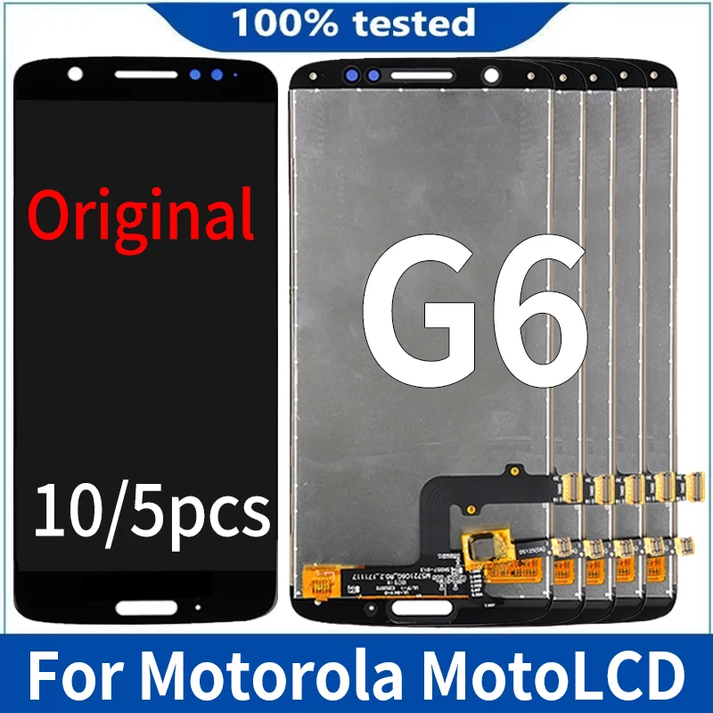 5/10 Pcs/lot Original For Moto G6 LCD Screen Display with Touch Digitizer Assembly XT1925 XT1925-3 XT1925-5
5/10 Pcs/lot Original For Moto G6 LCD Screen Display with Touch Digitizer Assembly XT1925 XT1925-3 XT1925-5