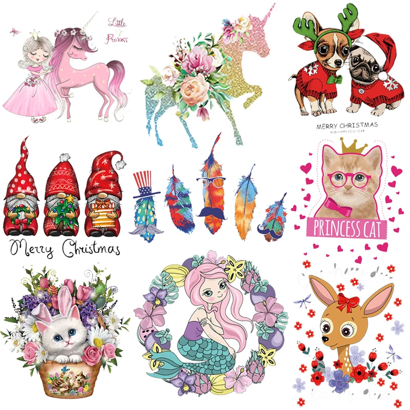 Fashion Feather Cartoon Heat Transfers Iron On Patches For Jeans T-shirt DIY Animal Unicorn Craft Stickers Applique For Clothes
Fashion Feather Cartoon Heat Transfers Iron On Patches For Jeans T-shirt DIY Animal Unicorn Craft Stickers Applique For Clothes