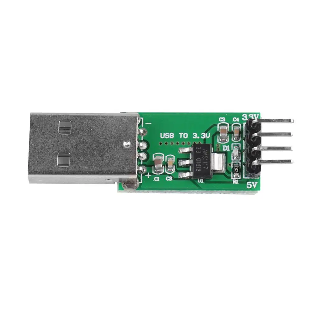 CE009 USB-модуль питания от 5 В до 3,3 В стандартный понижающий модуль преобразователя прочный 
CE009 USB-модуль питания от 5 В до 3,3 В стандартный понижающий модуль преобразователя прочный