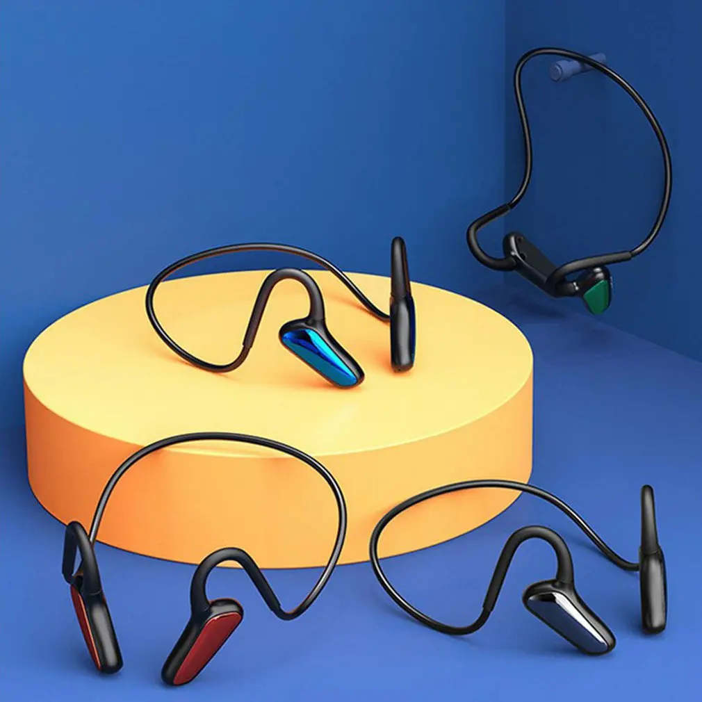 Bone Conduction Headphones M-D8 Wireless Waterproof Clear Sound Comfortable Wear Ear Hook Sports Running Earphones
Bone Conduction Headphones M-D8 Wireless Waterproof Clear Sound Comfortable Wear Ear Hook Sports Running Earphones