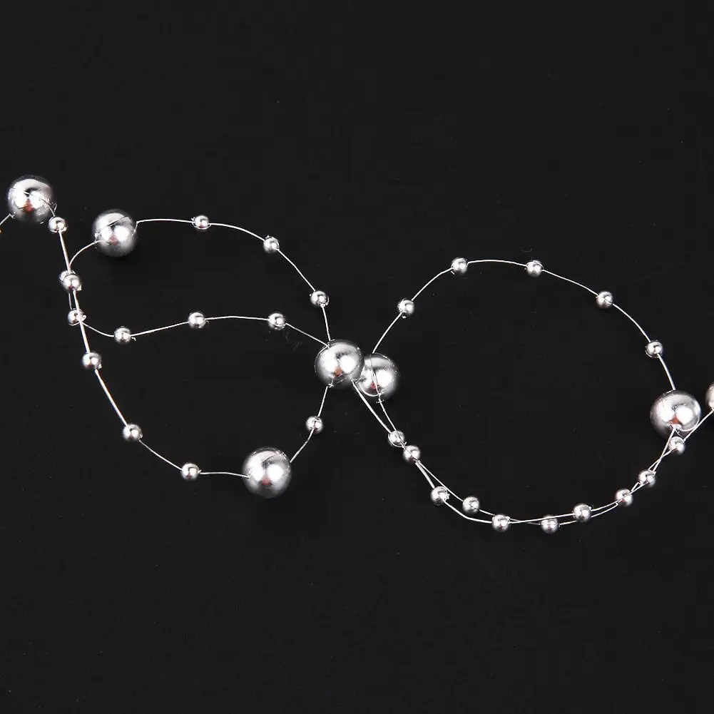 10m/roll Round Beads Chain Christmas Tree Home Garden Decor DIY Craft for wedding decoration
10m/roll Round Beads Chain Christmas Tree Home Garden Decor DIY Craft for wedding decoration