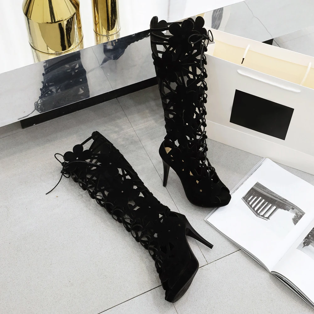 GIGIFOX 2021 New Fashion Peep Toe Summer Boots Woman Shoes Flock Thin High Heels Platform Flowers Shoes Women Boots Female
GIGIFOX 2021 New Fashion Peep Toe Summer Boots Woman Shoes Flock Thin High Heels Platform Flowers Shoes Women Boots Female