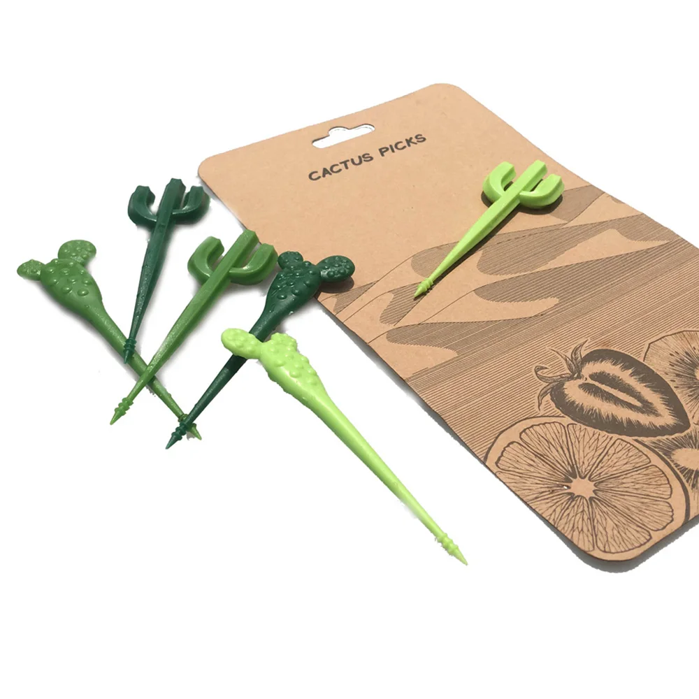 6pcs/pack Plastic Green Cactus Fruit Forks Toothpick Cartoon Animal Fruit Fork Fork Party Birthday Kids Kitchen Accessories
6pcs/pack Plastic Green Cactus Fruit Forks Toothpick Cartoon Animal Fruit Fork Fork Party Birthday Kids Kitchen Accessories
