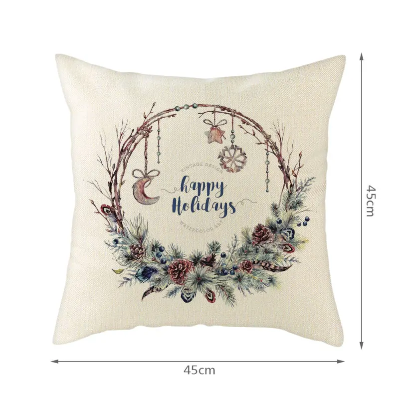 Nanacoba Christmas Pillow Case Merry Christmas Cushion Cover 45*45 Flower Pillowcase Sofa Cushions Pillow Cases Pillow Covers
Nanacoba Christmas Pillow Case Merry Christmas Cushion Cover 45*45 Flower Pillowcase Sofa Cushions Pillow Cases Pillow Covers