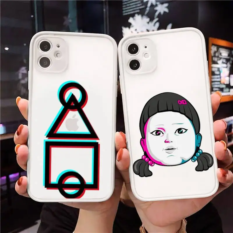 Squid Game Round Six Phone Case Matte Transparent for iPhone 7 8 11 12 s mini pro X XS XR MAX Plus Clear mobile bag Korean TV
Squid Game Round Six Phone Case Matte Transparent for iPhone 7 8 11 12 s mini pro X XS XR MAX Plus Clear mobile bag Korean TV
