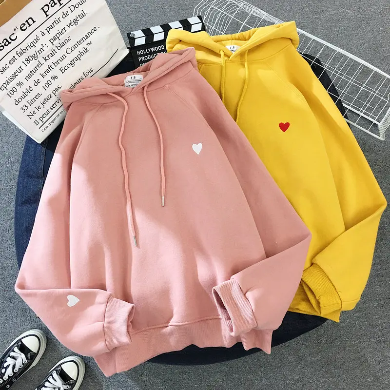 Зимняя Красная Женская толстовка с капюшоном, свитшот с вышивкой Love Heart Harajuku, пуловер с длинным рукавом, свободная флисовая женская одежда
Зимняя Красная Женская толстовка с капюшоном, свитшот с вышивкой Love Heart Harajuku, пуловер с длинным рукавом, свободная флисовая женская одежда