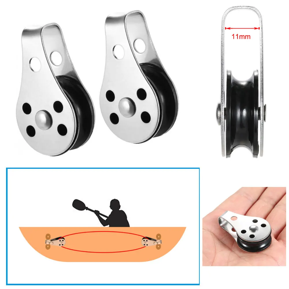 316 Stainless Steel Wire Rope Crane Pulley Block - Boat Lifting Fixed Pulley Hanging Wire Towing Wheels
316 Stainless Steel Wire Rope Crane Pulley Block - Boat Lifting Fixed Pulley Hanging Wire Towing Wheels