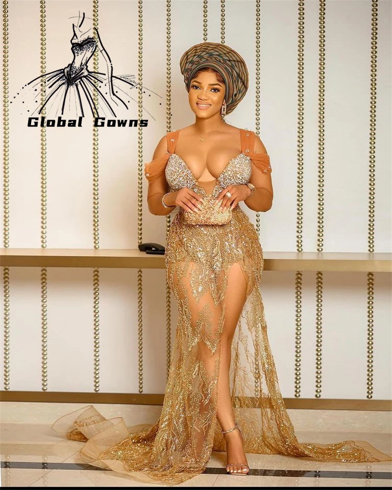 Aso Ebi африканские вечерние платья для милой девушки черного цвета с бисером вечернее платье с Высоким Разрезом Длинное Зеленое Платье
Aso Ebi африканские вечерние платья для милой девушки черного цвета с бисером вечернее платье с Высоким Разрезом Длинное Зеленое Платье