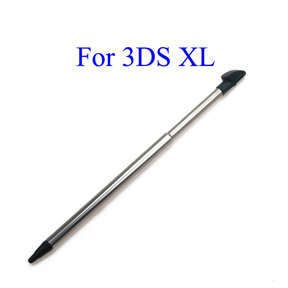 Стилус пластиковый черный металлический телескопический для Nintendo 2DS 3DS XL LL New / NDSL