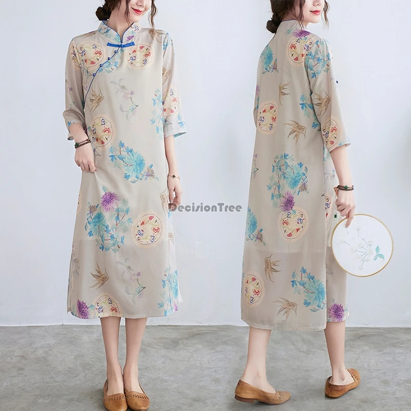 2022 elegant qipao dress chinese dress cheongsam chiffon vintage flower print women qipao vestidos cheongsam oriental dress
2022 elegant qipao dress chinese dress cheongsam chiffon vintage flower print women qipao vestidos cheongsam oriental dress