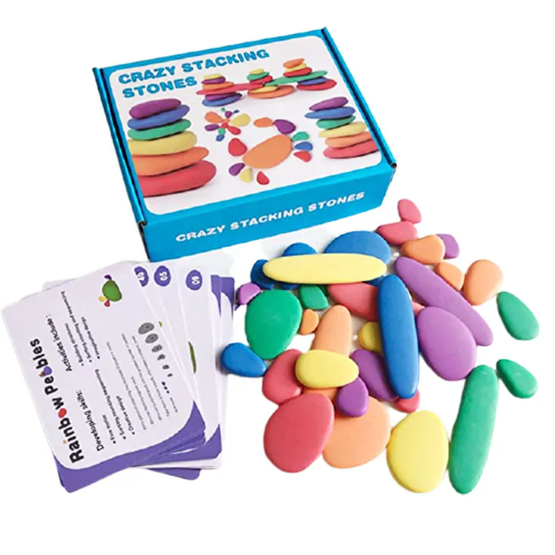 Baby Wooden Toy Rainbow Pebbles Activity Set Sort Stack Stones Early Math Manipulative for Child First Counting Construction Toy
Baby Wooden Toy Rainbow Pebbles Activity Set Sort Stack Stones Early Math Manipulative for Child First Counting Construction Toy