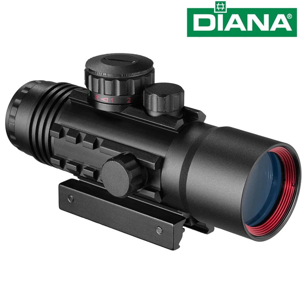DIANA 4X33 для 11 / 20 мм орбитальной охотничьей винтовки прицел с красной и зеленой
