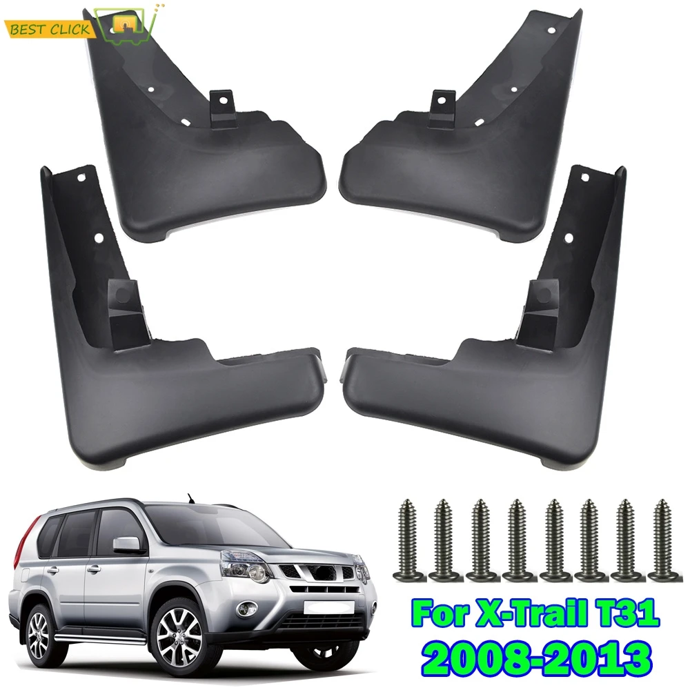 Набор литых автомобильных брызговиков для Nissan X Trail T31 2008 2013 Xtrail Брызговики крыло