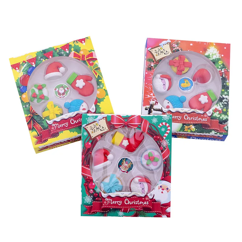 5 pcs/pack Christmas Gift Stockings Santa Claus Rubber Eraser Primary Student Prizes Promotional Gift Stationery
5 pcs/pack Christmas Gift Stockings Santa Claus Rubber Eraser Primary Student Prizes Promotional Gift Stationery