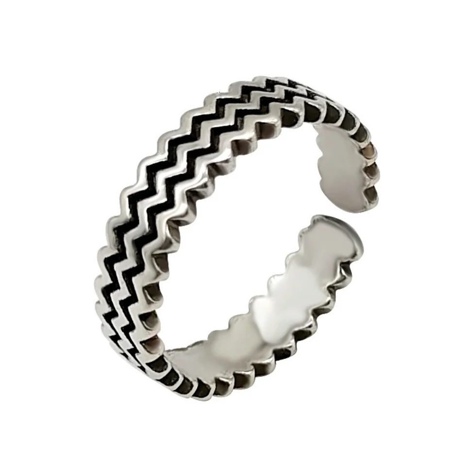 Retro wave wave ring female fashion wild ins student trend ripple adjustable fashion single product ring
Retro wave wave ring female fashion wild ins student trend ripple adjustable fashion single product ring