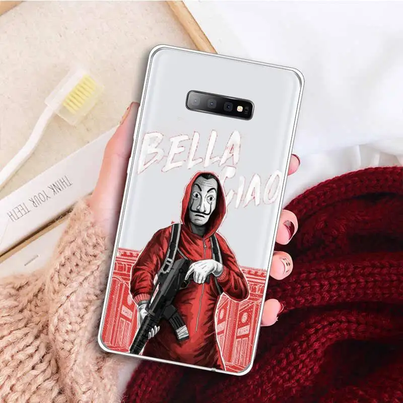 Spain TV Money Heist House Paper Phone Case Transparent For Samsung Galaxy A71 A21s S8 S9 S10 plus note 20 ultra
Spain TV Money Heist House Paper Phone Case Transparent For Samsung Galaxy A71 A21s S8 S9 S10 plus note 20 ultra