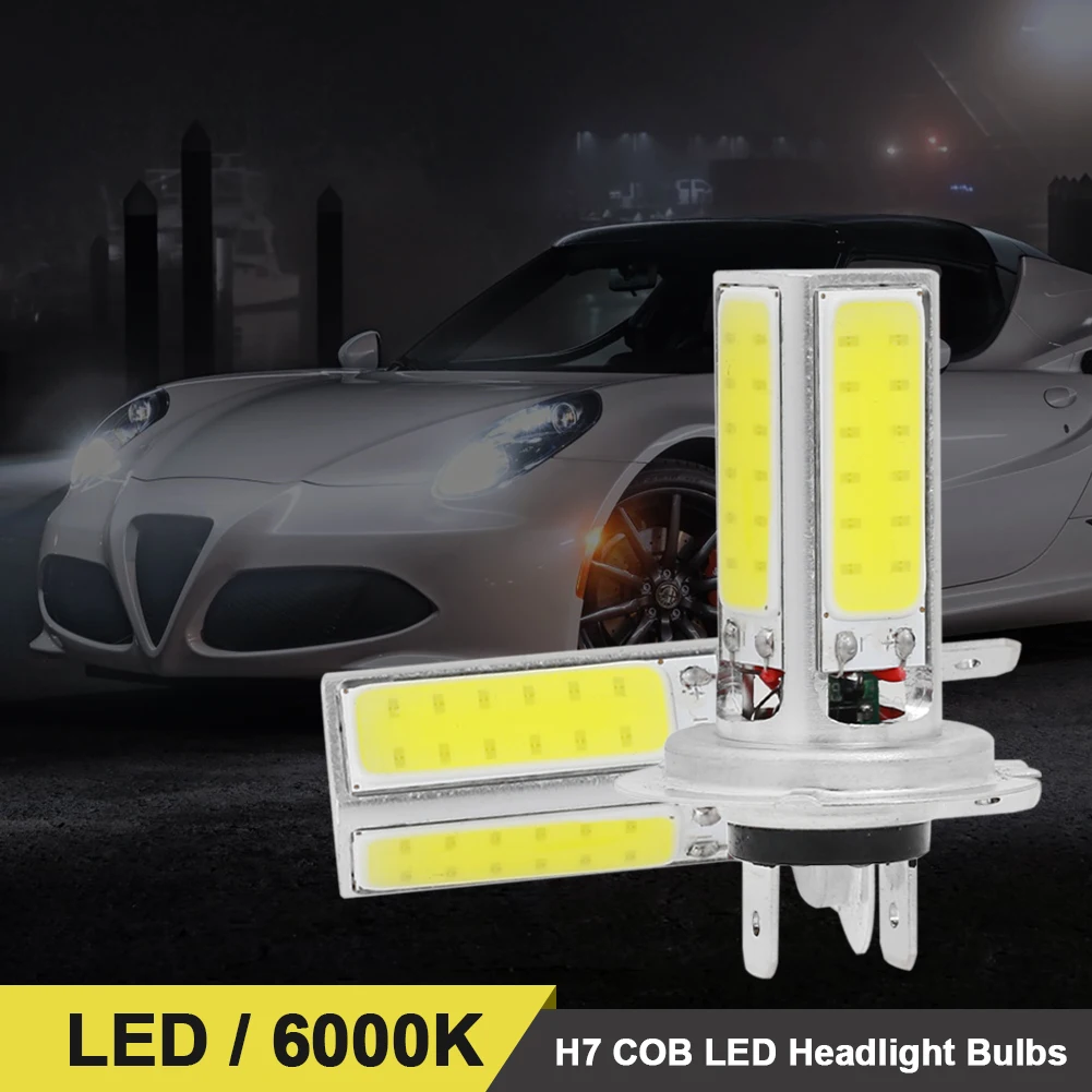 H7 LED 2Pcs Car Auto Headlights Conversion Kit Hi/Lo Beam 40W 6000LM 6000K Xenon White Super Bright Auto Fog Lights Bulbs CSV
H7 LED 2Pcs Car Auto Headlights Conversion Kit Hi/Lo Beam 40W 6000LM 6000K Xenon White Super Bright Auto Fog Lights Bulbs CSV