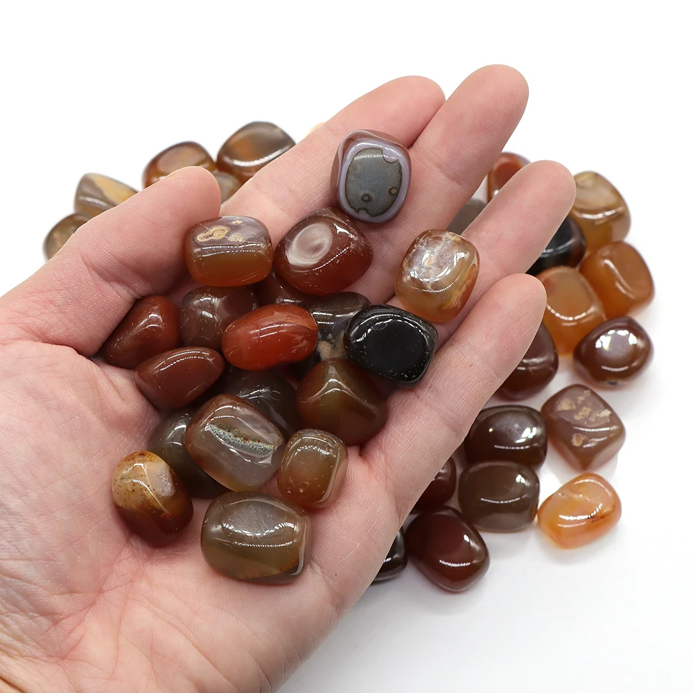 

Natural Red Agate Tumbled Stones Quartz Crystal Stone Rock Gravel Mineral Specime Gemstones Raw Aquarium Decoration Gift