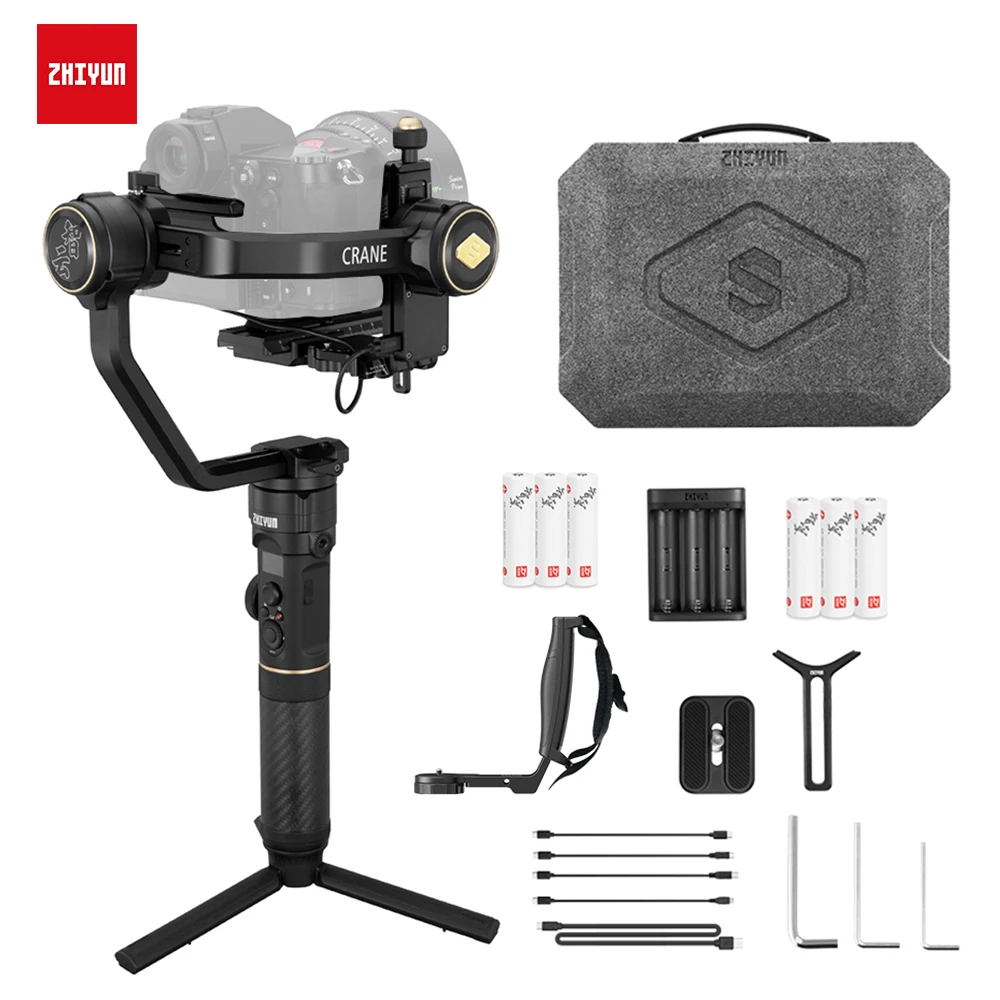 Комбинированный 3-осевой Карманный стабилизатор Zhiyun CRANE 2S с двумя ручками Lite + OLED-экран 18650, комплект аккумуляторов, 0,96 дюйма
Комбинированный 3-осевой Карманный стабилизатор Zhiyun CRANE 2S с двумя ручками Lite + OLED-экран 18650, комплект аккумуляторов, 0,96 дюйма