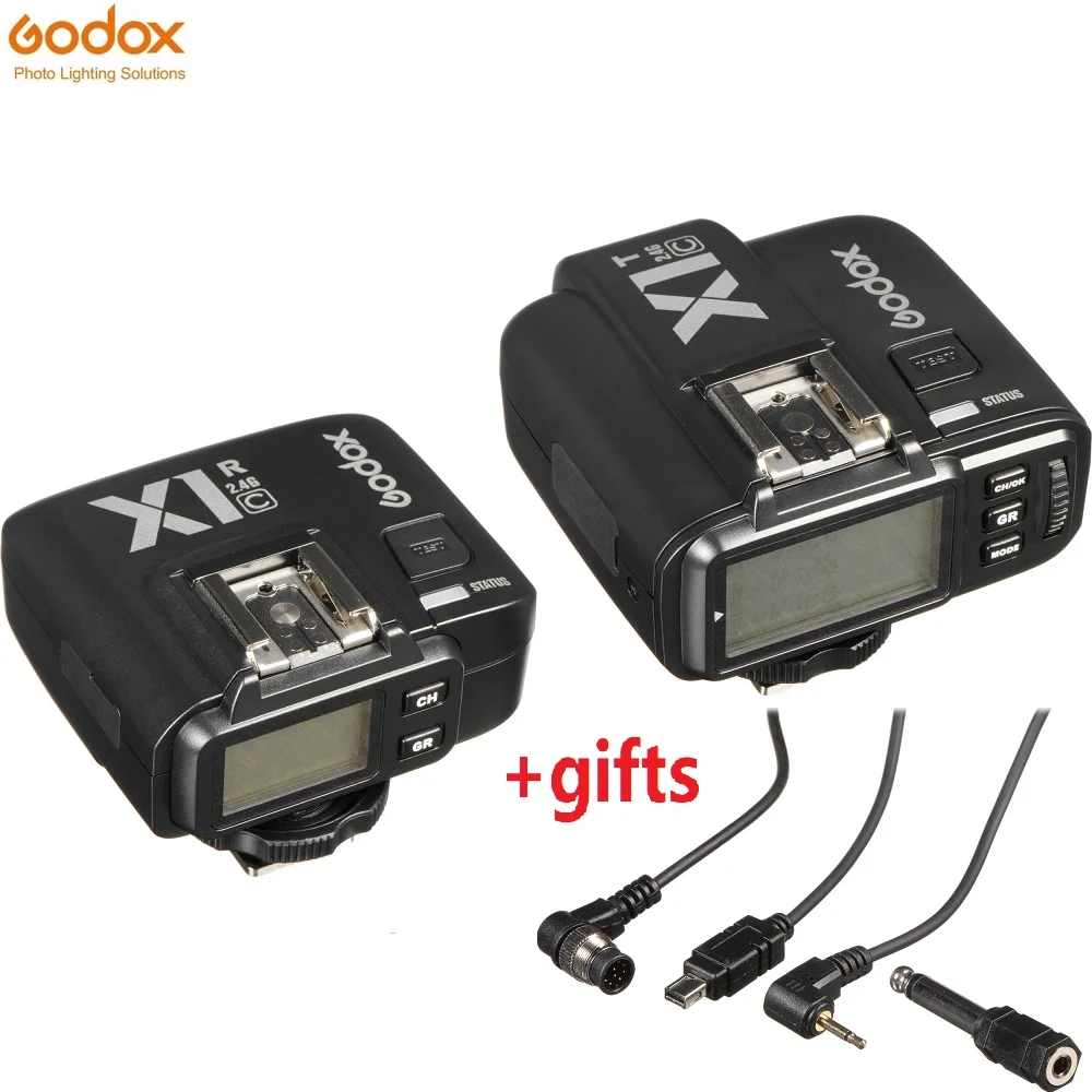 Беспроводной триггер вспышки Godox X1C TTL с экраном Многофункциональный передатчик и