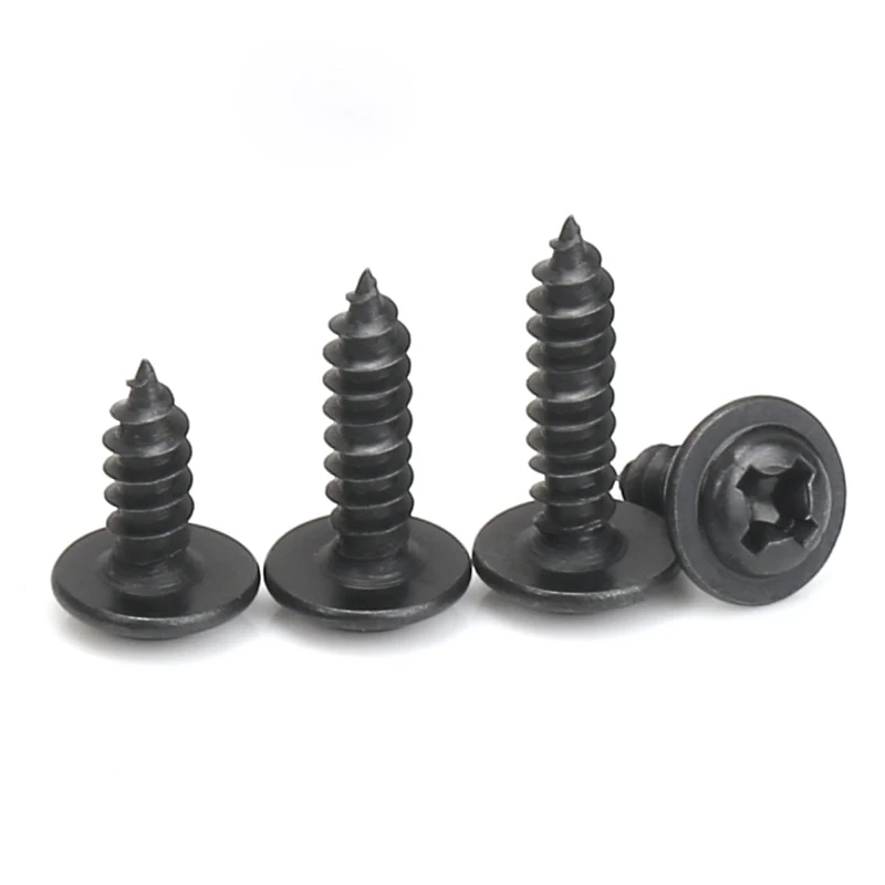 M1.7 M2 M2.3 M2.6 Phillips Cross Recessord Washer Pan Head Self Tapping Screw Metric Thread Small Round Head Bolt Steel Black
M1.7 M2 M2.3 M2.6 Phillips Cross Recessord Washer Pan Head Self Tapping Screw Metric Thread Small Round Head Bolt Steel Black