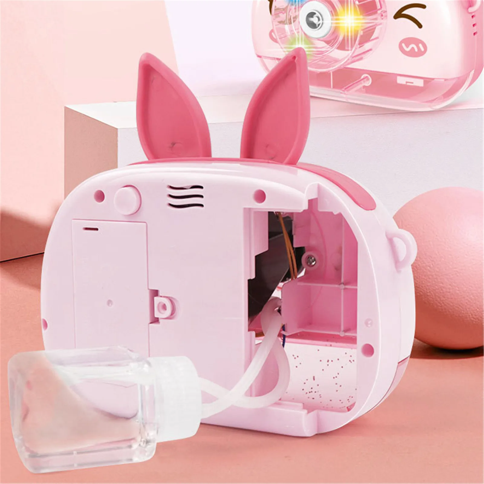 Children's Camera Bubble Machine Toy Electric Music Outdoor Sports Bubbler Maker For Kids Gift Soap Blow Bubbles
Children's Camera Bubble Machine Toy Electric Music Outdoor Sports Bubbler Maker For Kids Gift Soap Blow Bubbles