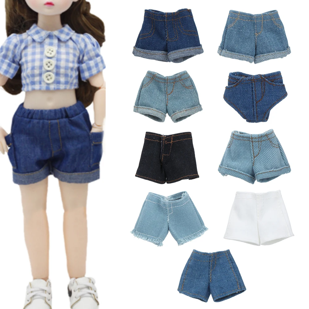 115" Fashion Floral Jeans Leather Pants Shorts Doll Clothes For Doll Trousers Casual Wears Kids Toys 1/6 BJD Dolls Accessories
115" Fashion Floral Jeans Leather Pants Shorts Doll Clothes For Doll Trousers Casual Wears Kids Toys 1/6 BJD Dolls Accessories