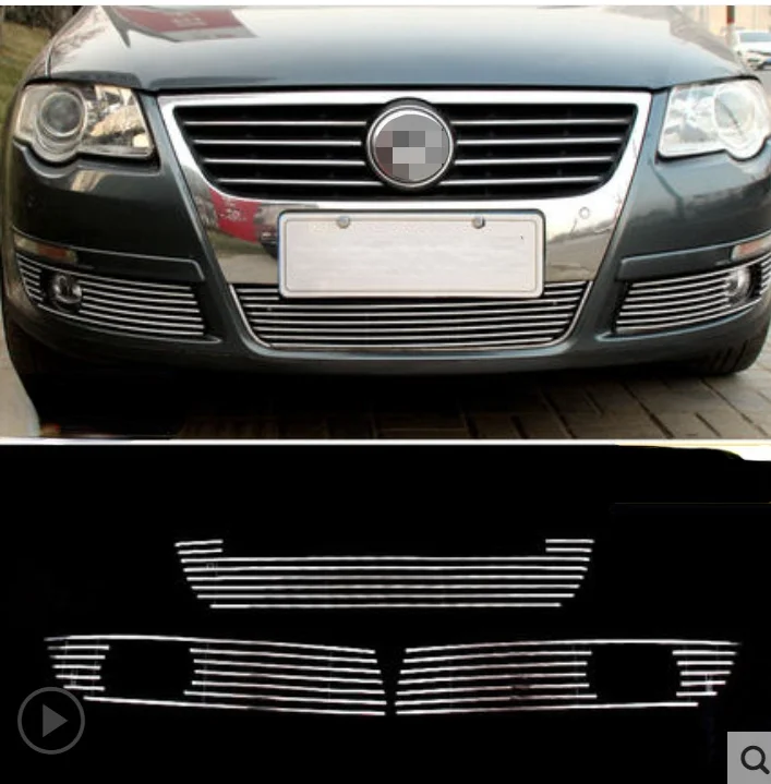 High quality stainless steel Front Grille Around Trim Racing Grills Trim Fit For PASSAT B6 2006-2010
High quality stainless steel Front Grille Around Trim Racing Grills Trim Fit For PASSAT B6 2006-2010