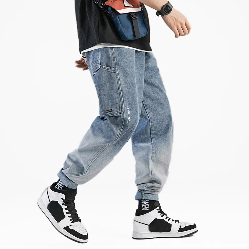 Men's Blue Black Jeans Trousers Hip Hop Fashion Casual Oversized Harajuku Denim Fashion Solid Color Streetwear Men штаны мужские
Men's Blue Black Jeans Trousers Hip Hop Fashion Casual Oversized Harajuku Denim Fashion Solid Color Streetwear Men штаны мужские