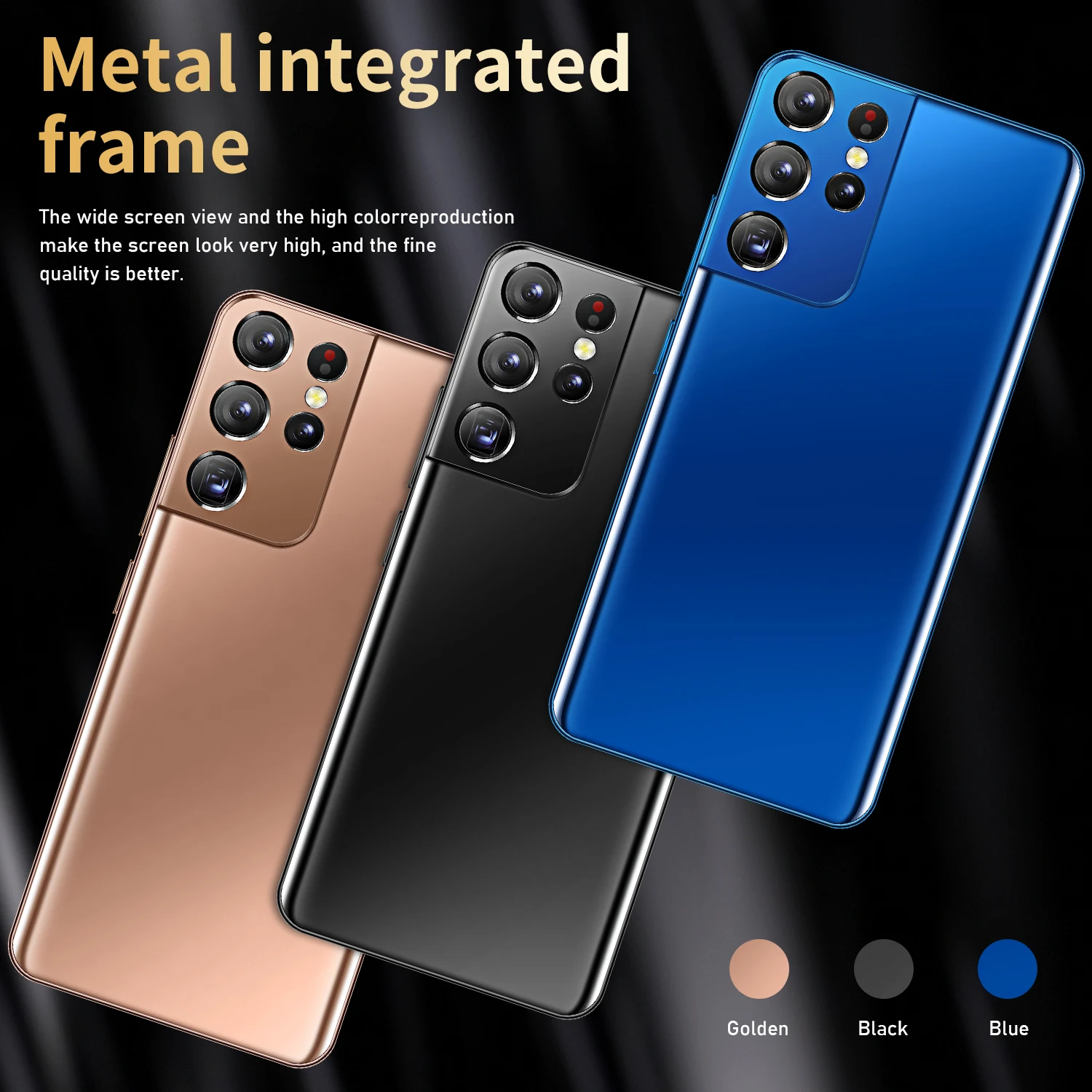 Global Version Smartphone New S21 Ultra 6.7Inch 12GB+512GB Android 10 Deca Core 5G 6800mah 16MP+32MP MTK6899 Telephone Celulares
Global Version Smartphone New S21 Ultra 6.7Inch 12GB+512GB Android 10 Deca Core 5G 6800mah 16MP+32MP MTK6899 Telephone Celulares