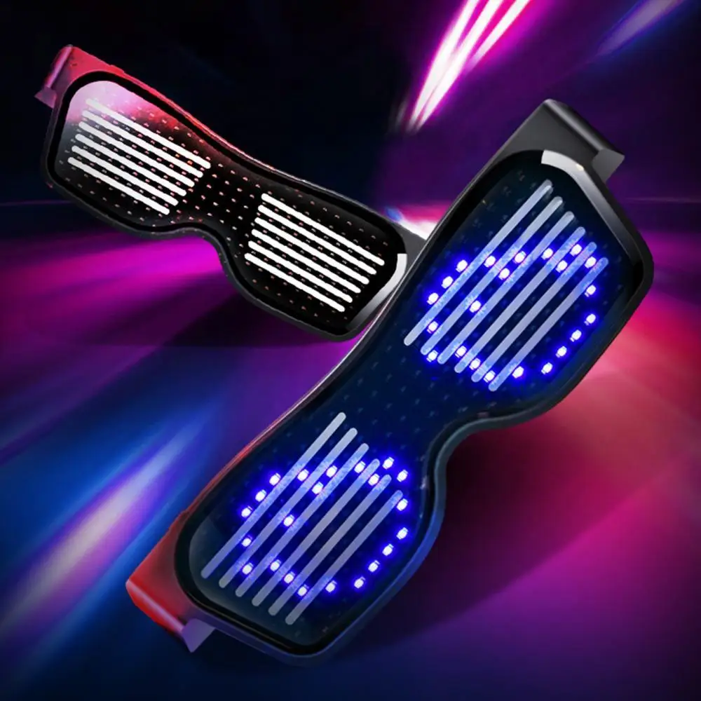 Electronic Bluetooth-compatible Luminous Glasses with LED Light Birthday Party Club Props
Electronic Bluetooth-compatible Luminous Glasses with LED Light Birthday Party Club Props